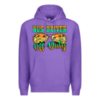 Purple Bus Driver Off Duty Premium Hoodie - Jasminsmagicworld