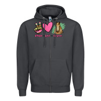 Smoke peace love horses Zipper Hoodie - RanaPortraitStore