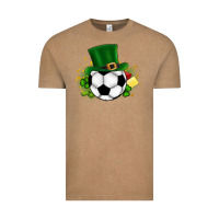 Vintage Coffee Football Ball Vintage Tee - CowhideDigitalArt