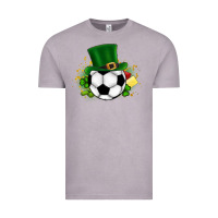 Vintage Zinc Football Ball Vintage Tee - CowhideDigitalArt
