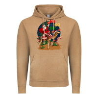 Vintage Camel Christmas  camel with Santa Vintage Hoodie - BarkalooDesign