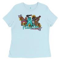 Baby Blue Hair Hustler Ladies Tee - SublimationCraftShop