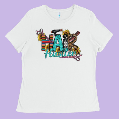 Hair Hustler Ladies Tee Designed By Sublimationcraftshop