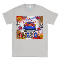 Moon Dust Fourth Of July America Truck Classic Tee - FaDigitalArtStudio