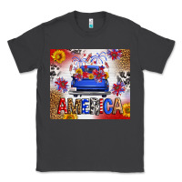 Smoke Fourth Of July America Truck Classic Tee - FaDigitalArtStudio