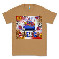 Toasted Coconut Fourth Of July America Truck Classic Tee - FaDigitalArtStudio