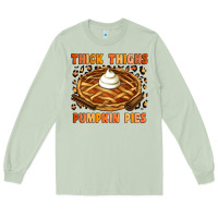 Matcha Thick Thighs Pumpkin Pies Long Sleeve Tee - Artiststas