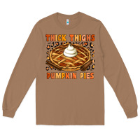 Toasted Coconut Thick Thighs Pumpkin Pies Long Sleeve Tee - Artiststas