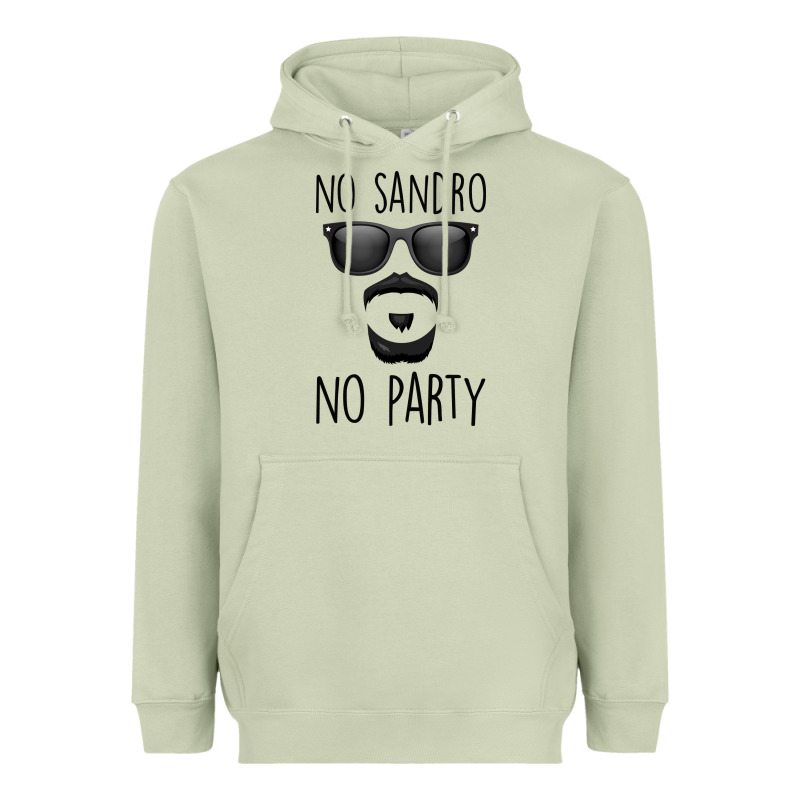 No Sandro No Party Heavyweight Hoodie by Bettercallsaul | Teevron