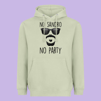 No Sandro No Party Heavyweight Hoodie Designed By Bettercallsaul
