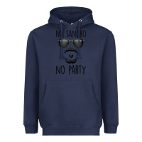 Navy No Sandro No Party Heavyweight Hoodie - Bettercallsaul
