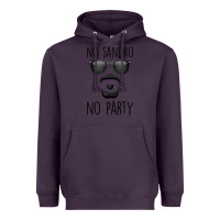 Plum No Sandro No Party Heavyweight Hoodie - Bettercallsaul