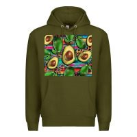 Army Green avacado Premium Hoodie - BarkalooDesign