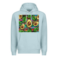 Blue Mist avacado Premium Hoodie - BarkalooDesign