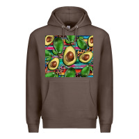 Coffee avacado Premium Hoodie - BarkalooDesign