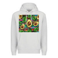 Dove Grey avacado Premium Hoodie - BarkalooDesign