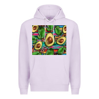 Lilac avacado Premium Hoodie - BarkalooDesign