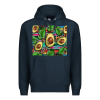 Navy avacado Premium Hoodie - BarkalooDesign