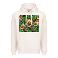 Pale Pink avacado Premium Hoodie - BarkalooDesign