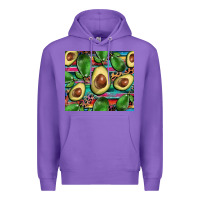 Purple avacado Premium Hoodie - BarkalooDesign