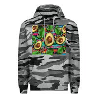 Slate Camo avacado Premium Hoodie - BarkalooDesign