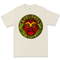 Bone african masks round earrings 4 Premium Tee - BundleAndBundleShop