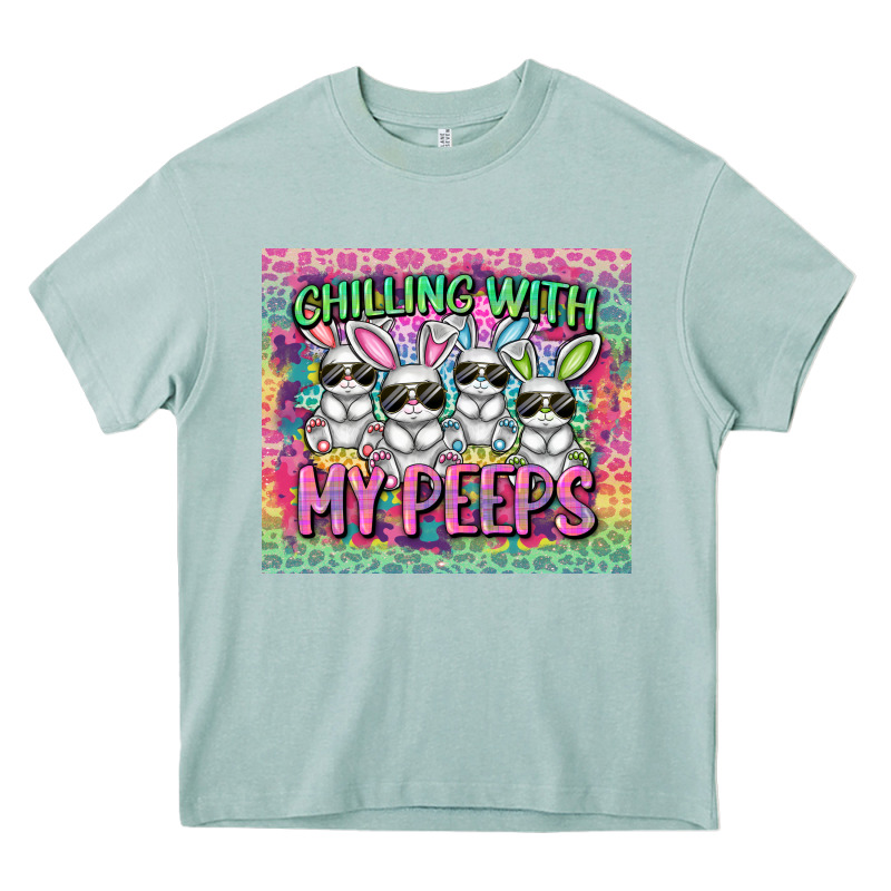 Chilling With My Peeps Heavy Core Tee by FaDigitalArtStudio | Teevron