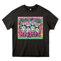 Asphalt chilling with my peeps Heavy Core Tee - FaDigitalArtStudio