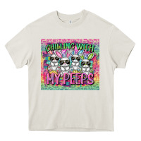 Cream chilling with my peeps Heavy Core Tee - FaDigitalArtStudio