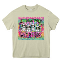 Mossy chilling with my peeps Heavy Core Tee - FaDigitalArtStudio
