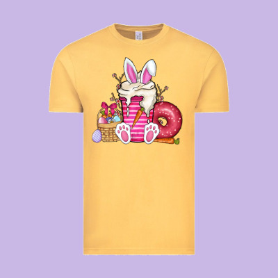 Easter Day Coffee Vintage Tee Designed By Cowhidedigitalart