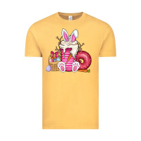 Vintage Mustard Easter day coffee Vintage Tee - CowhideDigitalArt