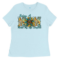 Baby Blue being a mom makes my life complete Ladies Tee - SublimationCraftShop
