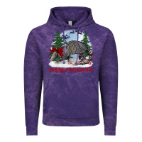 Cloud Purple greetings of the season y'all with armadillo Vintage Hoodie - BarkalooDesign