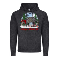 Vintage Black greetings of the season y'all with armadillo Vintage Hoodie - BarkalooDesign