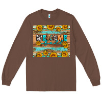 Chestnut Welcome fall Long Sleeve Tee - Artiststas