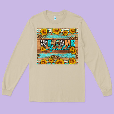 Welcome Fall Long Sleeve Tee Designed By Artiststas
