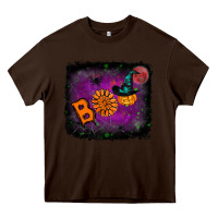 Chocolate Brown boo gemstone halloween pumpkin Heavy Core Tee - RanaPortraitStore