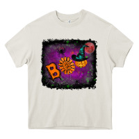 Cream boo gemstone halloween pumpkin Heavy Core Tee - RanaPortraitStore