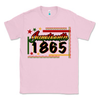 Bubblegum Pink Juneteenth 1865 Classic Tee - FaDigitalArtStudio