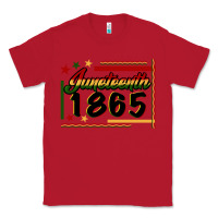 Red Juneteenth 1865 Classic Tee - FaDigitalArtStudio