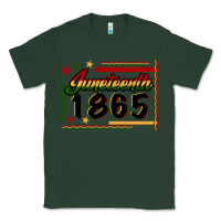 Sports Green Juneteenth 1865 Classic Tee - FaDigitalArtStudio
