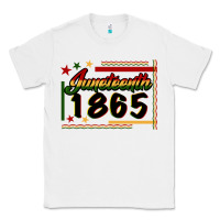 White Juneteenth 1865 Classic Tee - FaDigitalArtStudio