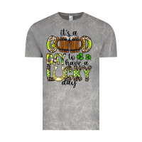 Cloud Rock It's a Good Day To Have a Lucky Day Vintage Tee - CowhideDigitalArt