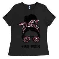 Black hair hustler Ladies Tee - SublimationCraftShop
