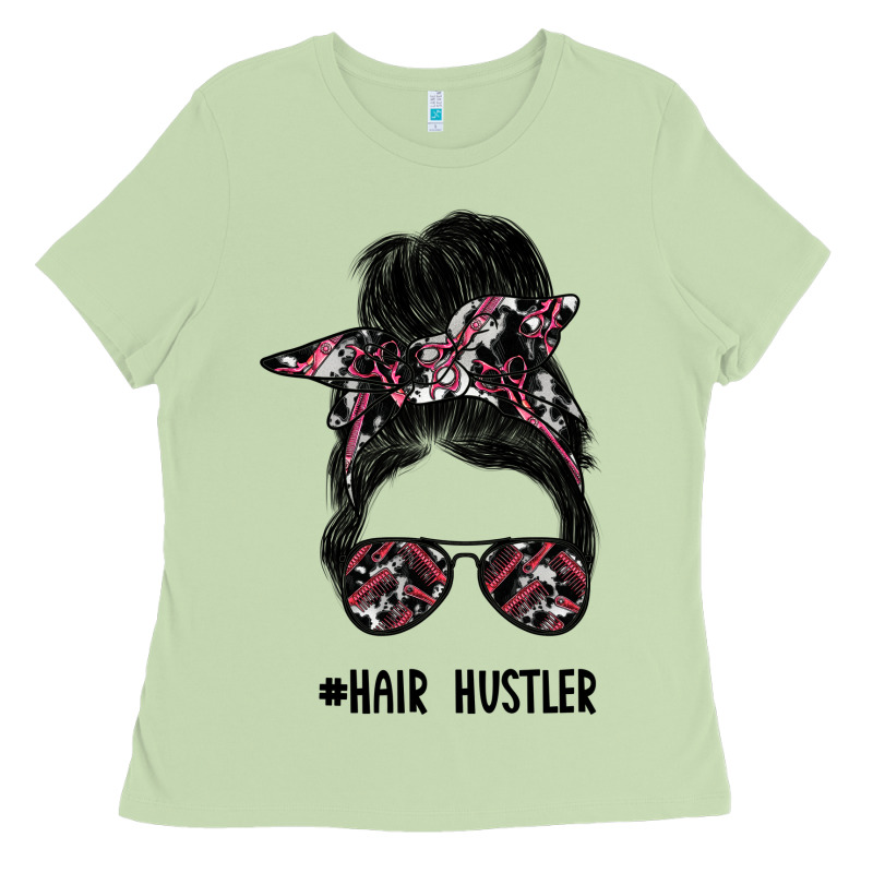 Hair Hustler Ladies Tee by SublimationCraftShop | Teevron