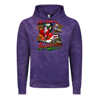 Cloud Purple louisiana christmas with santa Vintage Hoodie - BarkalooDesign