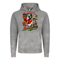 Cloud Rock louisiana christmas with santa Vintage Hoodie - BarkalooDesign