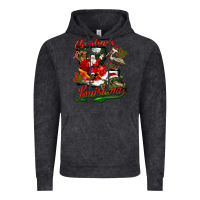 Louisiana Christmas With Santa Vintage Hoodie | Teevron