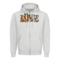 Dove Grey love horse sunflower Zipper Hoodie - RanaPortraitStore